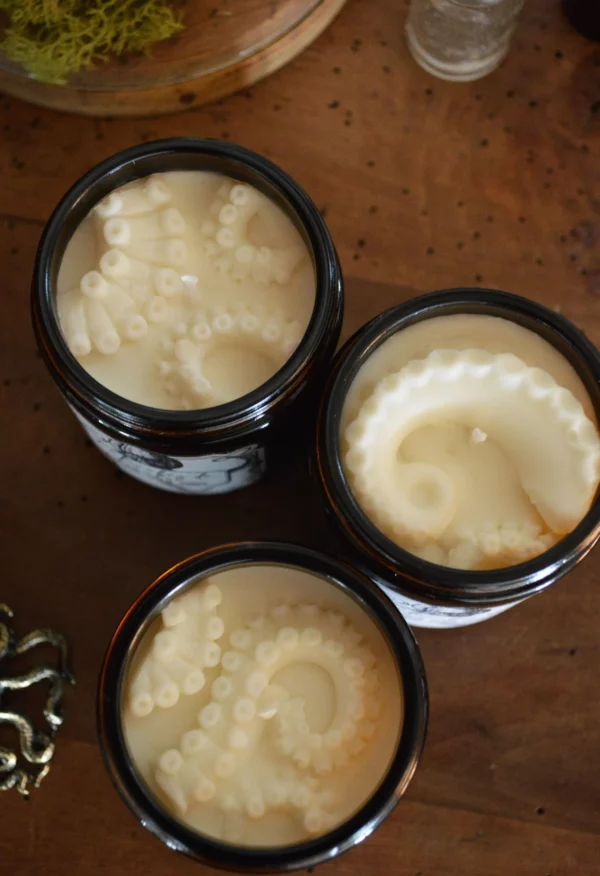 Bougie parfumée Cabinet de curiosités : Tentacules de Kraken – Image 2
