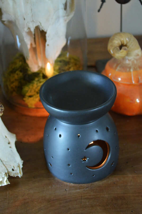 Brûleur pour fondant parfumé, Lune et étoiles – Image 3