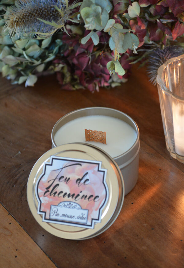 Bougie parfumée Feu de cheminée