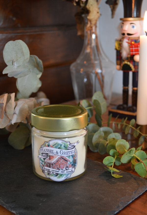 Bougie parfumée dans bocal en verre, Hansel et Gretel – Image 4