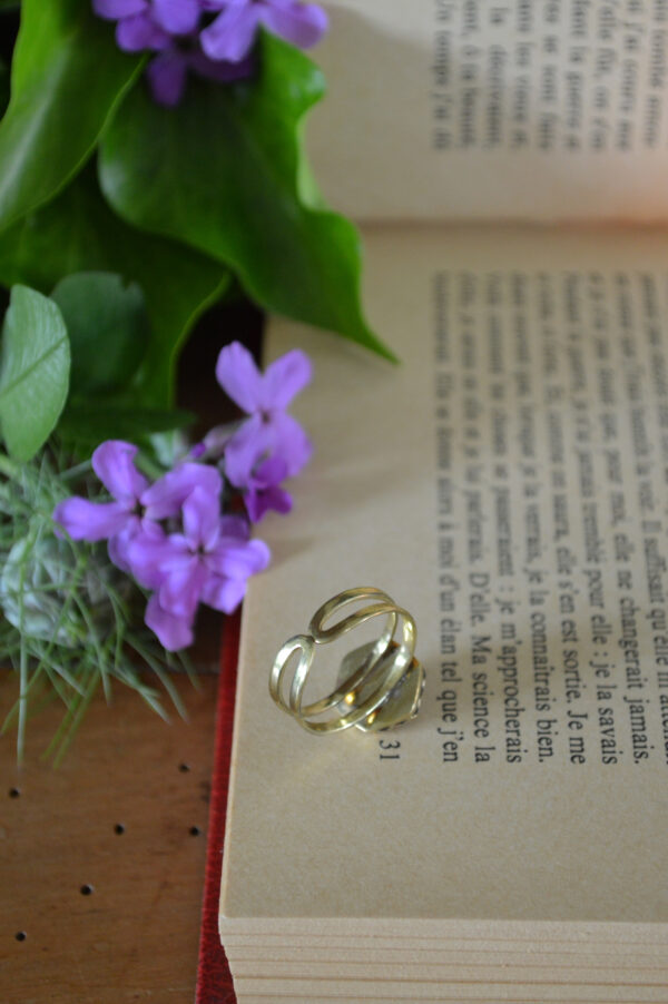Bague Bouton d'améthyste – Image 5