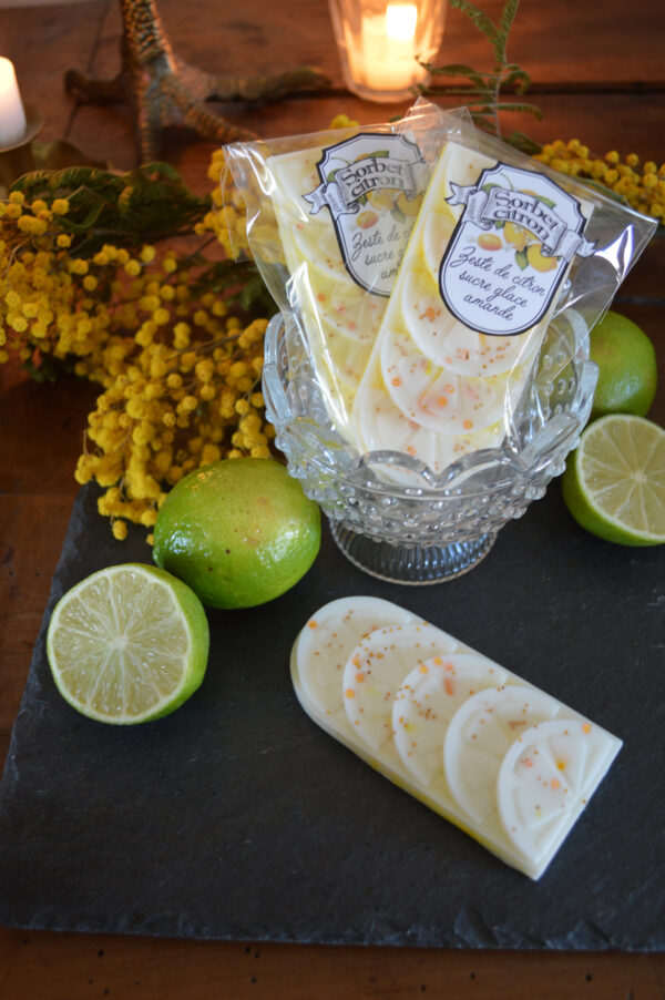Tablette de fondant parfumé, Sorbet Citron – Image 2