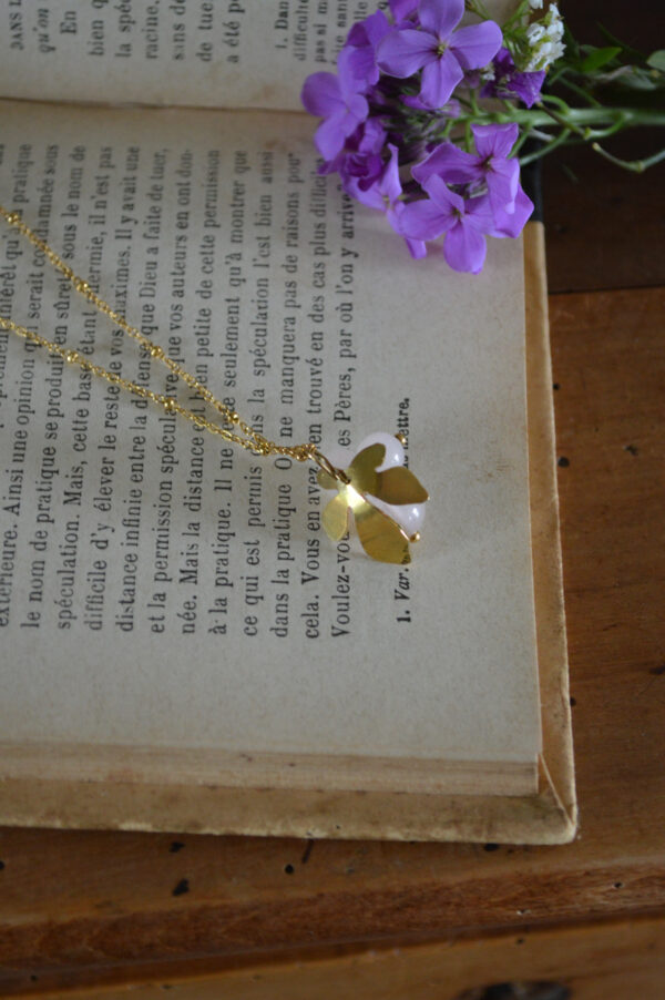 Pendentif Baies sylvestres, quartz rose – Image 5