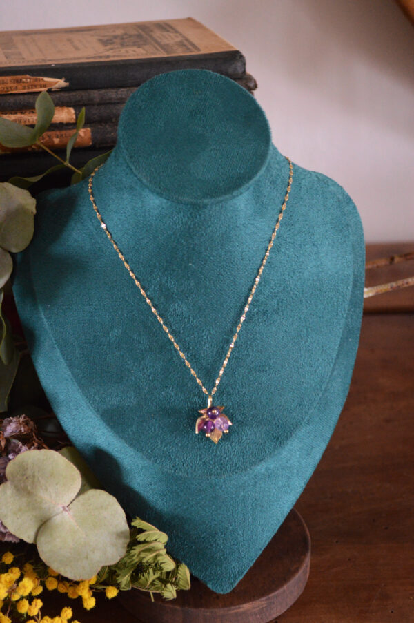 Pendentif Baies sylvestres, améthyste – Image 3