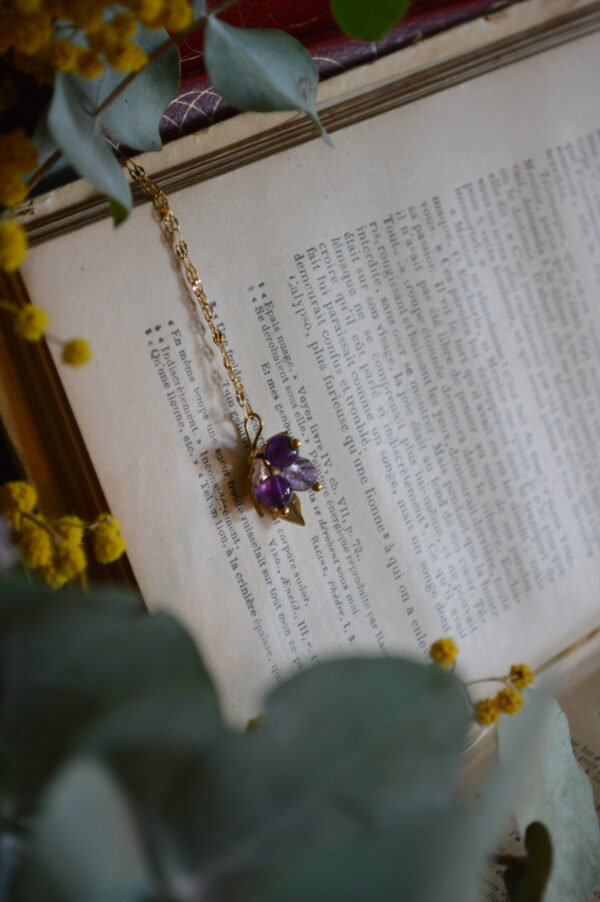 Pendentif Baies sylvestres, améthyste – Image 4