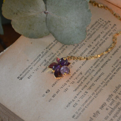 Pendentif Baies sylvestres, améthyste