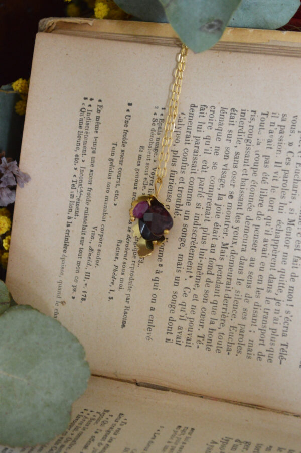 Pendentif Baies sylvestres, grenat et rubis – Image 4