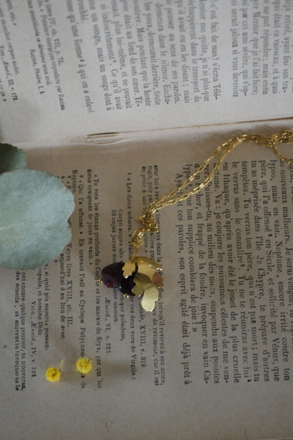 Pendentif Baies sylvestres, grenat et rubis – Image 5