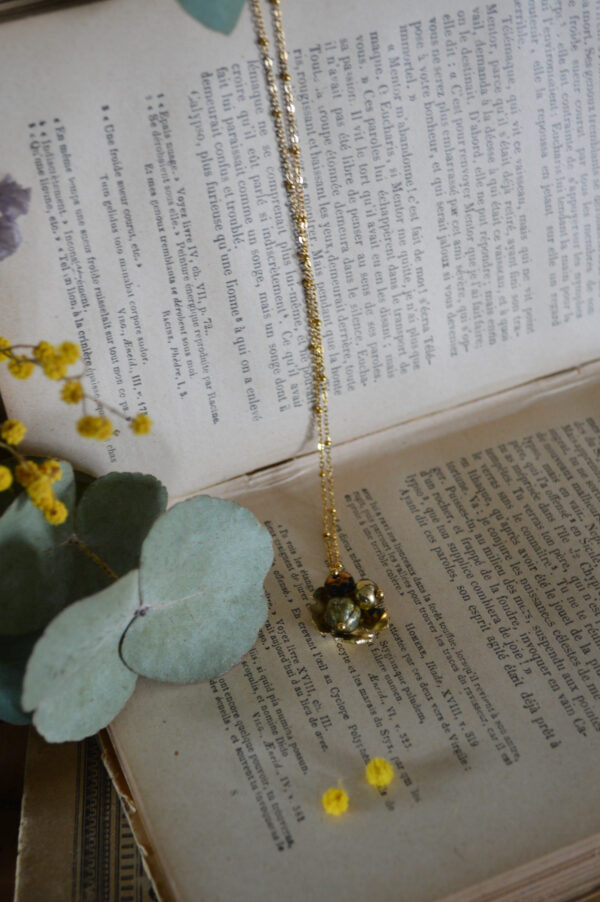Pendentif Baies sylvestres, perles de verre tchèque – Image 3