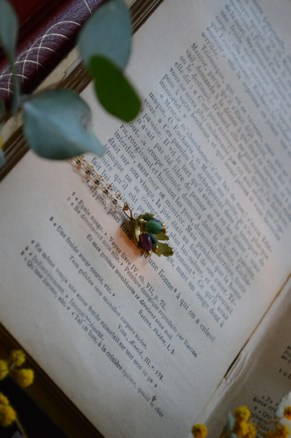 Pendentif Baies sylvestres, rubis zoïsite – Image 3