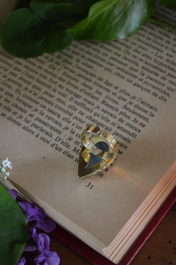 Bague Larme d'Amphitrite, larimar – Image 5