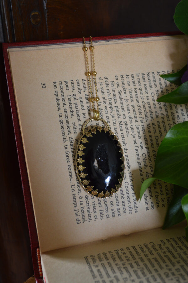 Pendentif Sous la Montagne, Onyx druzy – Image 4