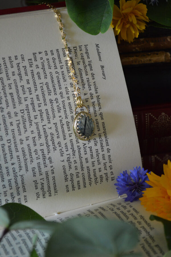 Pendentif La Voie des Méliades, préhnite – Image 5