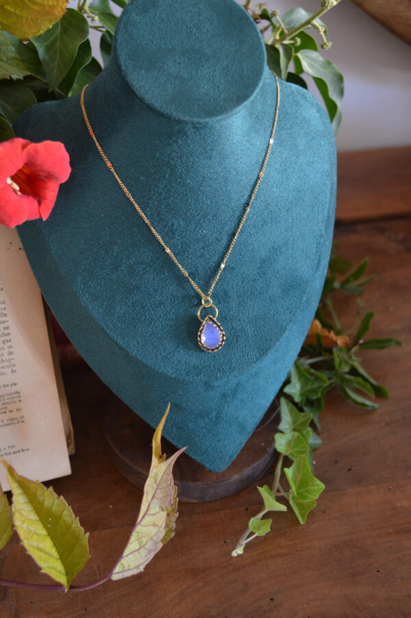 Pendentif Larme de Jupiter, quartz lavande – Image 5