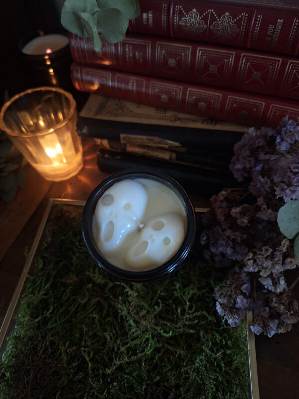 [Précommande] Box Halloween - Bougies et collier citrouille – Image 3