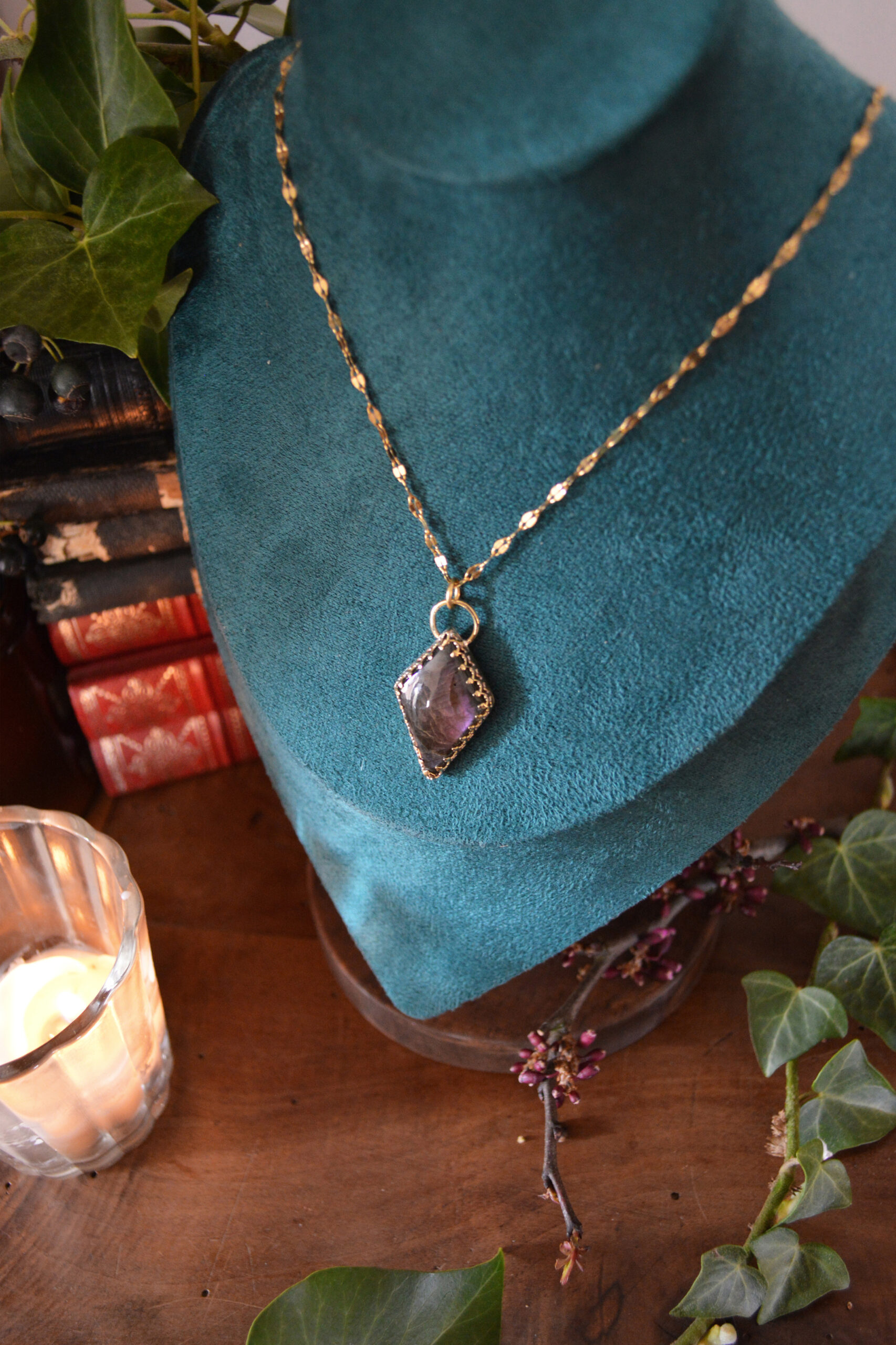 Pendentif L'Echange, Labradorite violette – Image 3