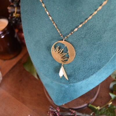 Pendentif Fragment d'astres, nacre