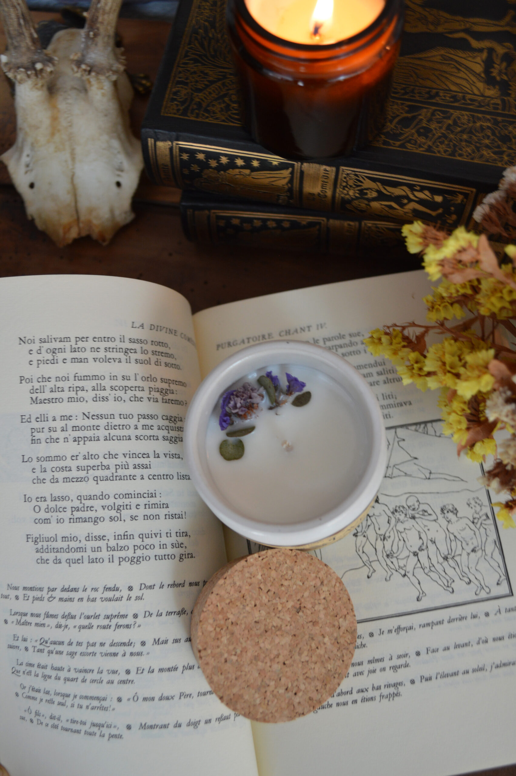 Bougie parfumée Marie Laveau, pot en céramique – Image 3